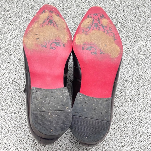 Red Tape Men's Cordovan Patent Leather Pointed Toe Loafer Dress Shoes 12 US - Picture 13 of 15